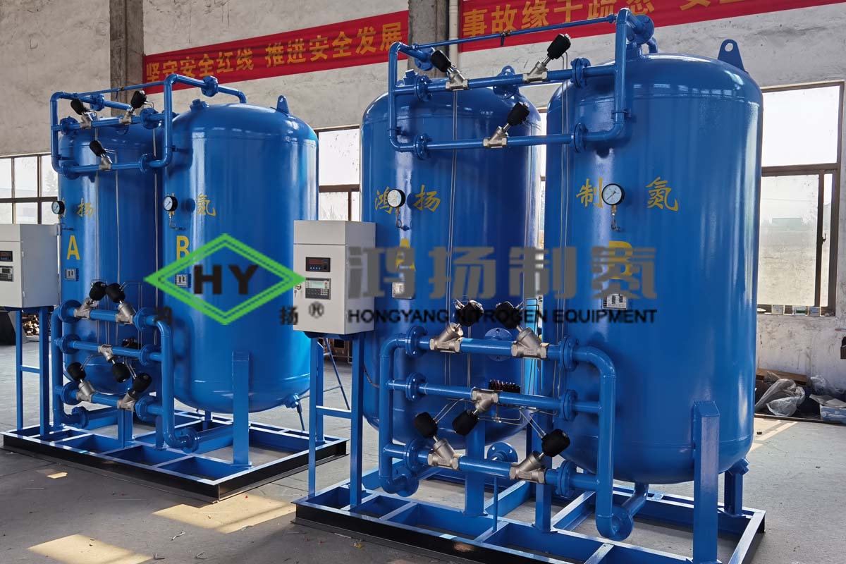 鴻揚制氮廠家又一批制氮機設(shè)備如期制作完工了